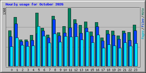 Hourly usage for October 2026